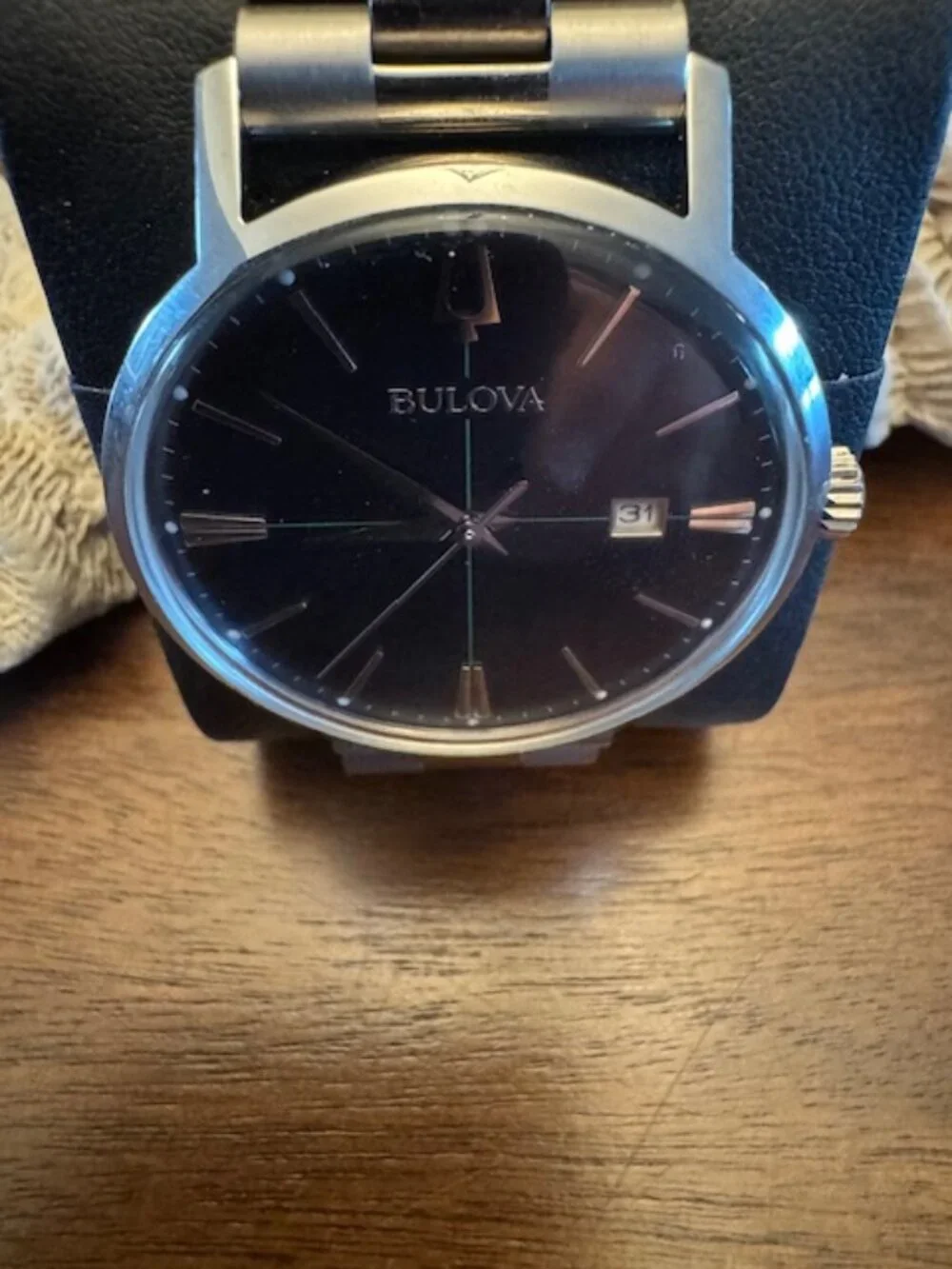 Bulova Men's Quartz Watch Aerojet 96B316 Stainless Steel Band + NATO Band - Picture 2 of 10